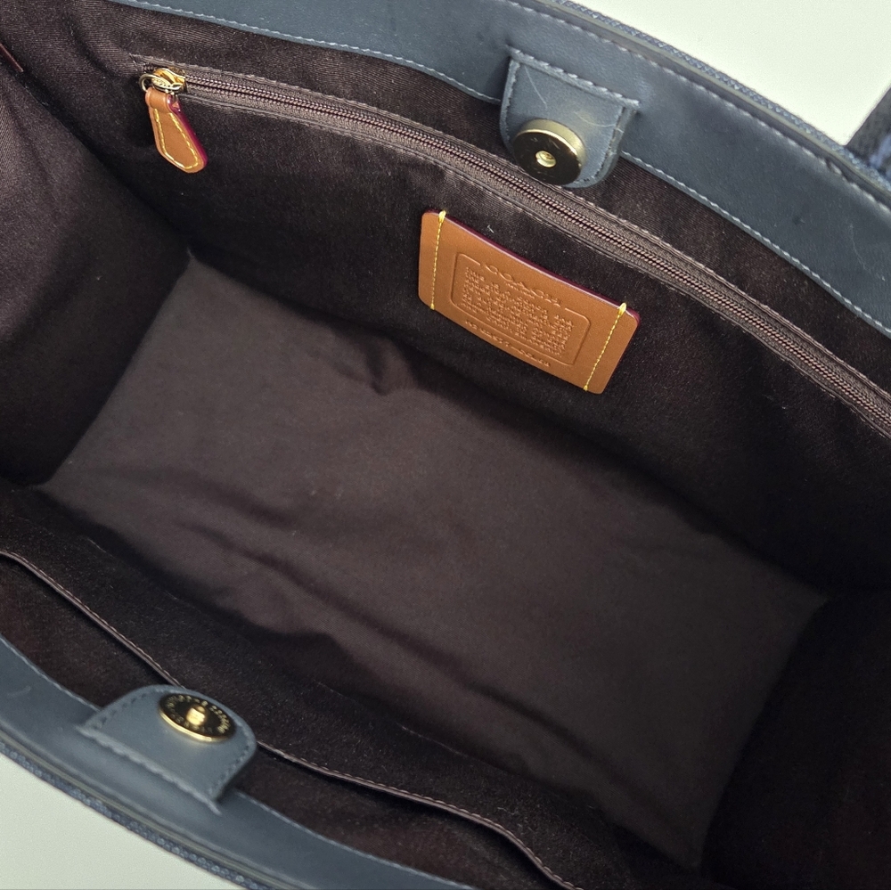 EXCELLENT COACH SMITH TOTE BAG IN REGENERATIVE COTTON - Picture 9 of 11
